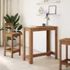 vidaXL Stolik barowy Artisan dąb 102x50x103,5 cm materiał Podgląd zdjęcia produktu 3