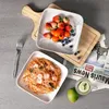 MALACASA, série Ivy, 4dílná sada mramorových porcelánových Náhled obrázku produktu 5