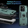 Pro ZTE Blade A35 / A55 Armor Magnet Metal Ring PC Náhled obrázku produktu 7
