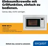 Exquisit Einbau-Mikrowelle EMW 20.1 G | Grill | max. 1000 W Produktbild-Vorschau 2