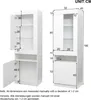 okwish Vitrine mit 16 Farben LED Beleuchtung Produktbild-Vorschau 7