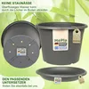 MePla - Pflanzkübel Cylindro ø 60 anthrazit Produktbild-Vorschau 3