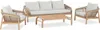 home24 Gartensitzgruppe - 5-teilig - Teak Massiv / Produktbild-Vorschau 3