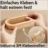 Bamboo Toiletrolhalter | Holz Toilettenpapierhalter | Produktbild-Vorschau 2