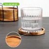 Untersetzer Holz Rund für Gläser 6er Set, Untersetzer aus Produktbild-Vorschau 2