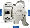 Verriegelungsrelais passend wie Bosch Siemens 00638259 für Produktbild-Vorschau 5
