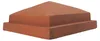 Chapeau Pilier 30x 30 Pointe Diamant Bandeau Carré - Rouge Voir les images du produit 2