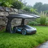 TRMLBE Abri pour tondeuse robot, 67 x 63 x 40 cm, garage Voir les images du produit 8