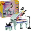 LEGO Creator 3-in-1-Set Deko-Klavier mit Katze - Retro Produktbild-Vorschau 8