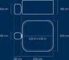 Bestway LAY-Z-SPA® Whirlpool Maldives HydroJet Pro™, eckig, Produktbild-Vorschau 56