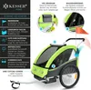 KESSER® Kinderanhänger Fahrradanhänger Sport-RX 2 in 1 Produktbild-Vorschau 3