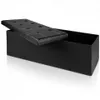 CASARIA® Sitzbank mit Stauraum Faltbar Schwarz 115x40x40cm Produktbild-Vorschau 11