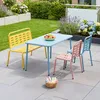 Kinderset 'Etroubles', 4-delig: Kindertafel met 2 stoelen Productafbeelding-voorbeeld 1