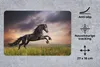 MuchoWow® Mauspad Mousepad Pferd - Luft - Nacht - Gras Produktbild-Vorschau 2