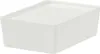 KUGGIS Ikea Box mit Deckel, weiß, 18x26x8 Produktbild-Vorschau 1