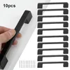 Lot de 10 poignées de meubles noires, entraxe 128 mm + vis Voir les images du produit 6