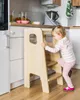 OBUBU Vzdělávací věž od 1 roku pro děti, Montessori schůdek Náhled obrázku produktu 6