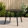 Gartenbeistelltisch - schwarz - Metall - Durchmesser 50 cm Produktbild-Vorschau 3