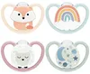 NUK Space Sucettes en silicone taille 1 - Renard, set de 4, Voir les images du produit 2