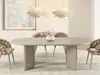 Elegancki stół do jadalni BEVAN - beżowy Podgląd zdjęcia produktu 1