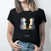 Mr. & Mrs. Panda Größe L T-Shirt Pinguin Pärchen - Schwarz Produktbild-Vorschau 3