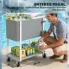 Servierwagen 56 L mit Rollen, mobiler Kš¹hlwagen mit Produktbild-Vorschau 3