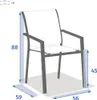 Stapelbarer gartensessel "essentia" leinen & lehm aus Produktbild-Vorschau 7