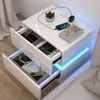 2x Intelligenter LED Nachttisch mit Ladestation,16 Produktbild-Vorschau 6