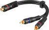 Wentronic AVK 308-020 0.2m, RCA, 2 x RCA Produktbild-Vorschau 1