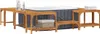 vidaXL Whirlpool-Umrandung Braun 255 x 255 x 55,5 cm Produktbild-Vorschau 3