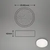 BRILONER - Plafonnier LED avecReproduction étoilé, Voir les images du produit 3