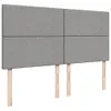 Boxspringbett mit Matratze Hellgrau 180x200 cm Stoff Produktbild-Vorschau 7