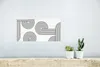 MuchoWow® Poster Abstrakt - Figuren - Schwarz - Weiß 40x20 Produktbild-Vorschau 5