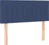 vidaXL Kopfteil Blau 90x5x78/88 cm Stoff Produktbild-Vorschau 1