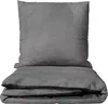Thermofleece Bettwäsche Set Mikrofaser 200x220 cm Grau Produktbild-Vorschau 1