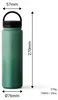 Trinkflasche Edelstahl 750ml Thermo Flasche Sport Produktbild-Vorschau 3
