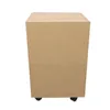 A brown filing cabinet with wheels on a white background. Anteprima dell’immagine prodotto