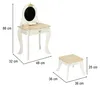 Toilette per bambini in legno con accessori bianca Anteprima dell’immagine prodotto 7