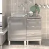 Gewerbliche Küchenschränke 2 Stk. Edelstahl Produktbild-Vorschau 2