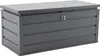 A gray storage box with a lid and a lock. Produktbild-Vorschau