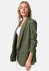 Rayshyne Stylischer Damen Business Blazer mit gerafften Produktbild-Vorschau 3