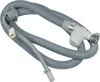 A gray corrugated hose for a dishwasher. Produktbild-Vorschau