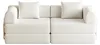 [Patented Design]Chenille-Schlafsofa 2-in-1 mit Staufach in Produktbild-Vorschau 4
