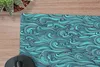 MuchoWow® Mauspad Mousepad Wellen - Muster - Wasser 40x30 Produktbild-Vorschau 2