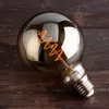 LUMILED 3x E27 LED žiarovky G95 Vintage žiarovka Globe Náhľad obrázku produktu 3