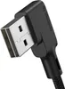 A close-up of a black USB-C cable with a 90-degree connector. Anteprima dell’immagine prodotto
