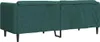 vidaXL Sofa 3-Sitzer Dunkelgrün Stoff Produktbild-Vorschau 5