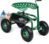 GOPLUS Gartenwagen, 360° drehbarer Gartensitz mit Produktbild-Vorschau 1