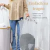HENNEZ 100L Cesto portabiancheria con coperchio Beige - Anteprima dell’immagine prodotto 7