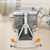 3in 1 Beistellbett & Babywiege & Reisebett Höhenverstellbar Produktbild-Vorschau 5